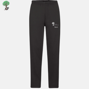 Fruit Of The Loom bukser, Sort med logo og navn 