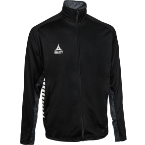 Select Spain Training jacket, brn Sort med Logo og Dansk flag