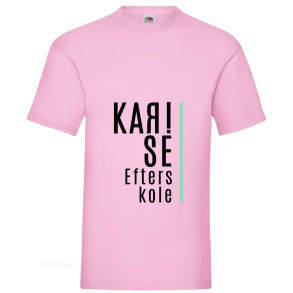  Fruit Of The Loom Valueweight t-shirt, Pink med logo