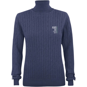 Blakely Rollerneck dame Navy med logo