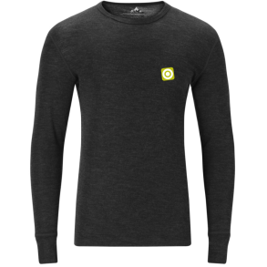 Cerro 85% Merino uldtrje, herre Sort med logo