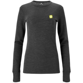 Cerro W 85% Merino uldtrje Sort med logo