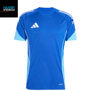 TILK�B Adidas Tiro25 spillertr�je, bl� m. logo og navn
