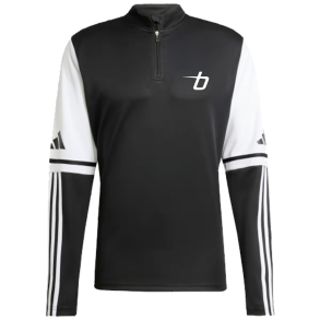 Adidas Squad25 midlayer, sort med logo
