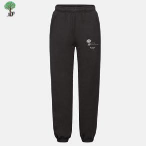 Fruit Of The Loom bukser, Sort med logo og navn 