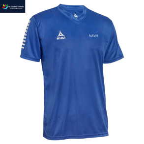 Select Pisa T-shirt, Bl� med logo og navn