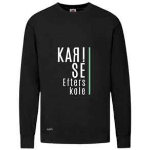 Fruit Of The Loom set in sweat Sort med logo og navn