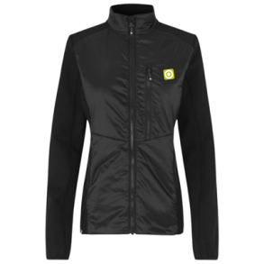 Hybrid Jakke W Sort med logo