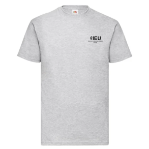 Fruit of the Loom valueweight t-shirt, gr� med logo og navn 