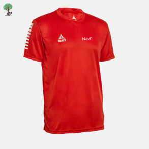 Select Pisa T-shirt, Rd med logo og navn