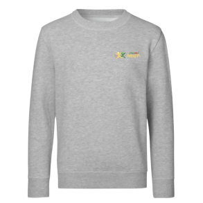 ID Core Sweatshirt, Gr� melange med logo (B�rnemodel)