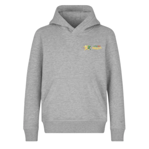 ID Core H�ttetr�je, Gr� melange med logo (B�rnemodel)