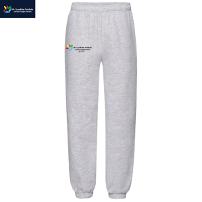 Fruit Of The Loom bukser, Gr� med logo og navn 