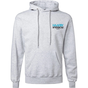 DANS Fruit of the Loom h�ttetr�je, Gr� med logo og navn