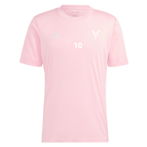 Adidas Spillertr�je, Pink med vejstrup logo, nr. og navn (unisex model)