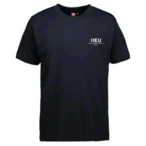 ID Game t-shirt, navy med logo og navn. 