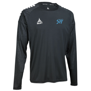 Select Spain V25 LS T-shirt med logo, sort