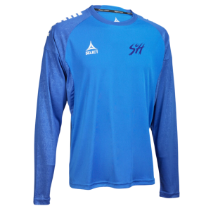 Select Spain V25 LS T-shirt med logo, bl