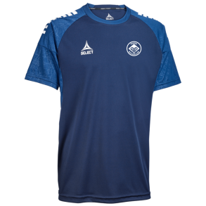 Select Spain V25 tr�nings t-shirt navy, Voksen med logo 