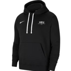 Nike hoodie, sort med logo og navn 