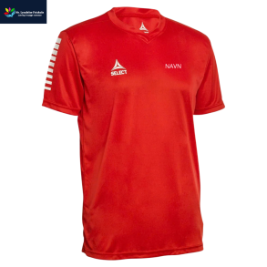 Select Pisa T-shirt, R�d med logo og navn