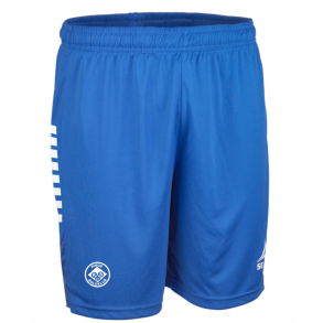 Select Spain v25 tr�ningsshorts bl�, Voksen med logo 