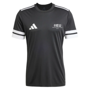 Adidas Squad25 t-shirt, sort med logo og navn