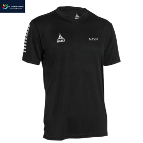 Select Pisa T-shirt, Sort med logo og navn