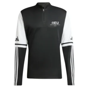 Adidas Squad25 midlayer, sort med logo og navn 