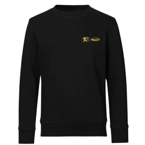 ID Core Sweatshirt, Sort med logo (B�rnemodel)