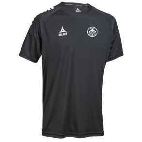 Select Spain V25 tr�nings t-shirt sort, Voksen med logo 