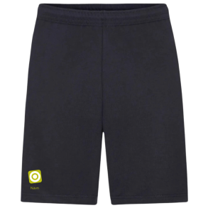 Fruit Of The Loom Shorts, Deep navy med logo og navn