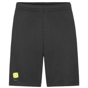 Fruit Of The Loom Shorts, Sort med logo og navn