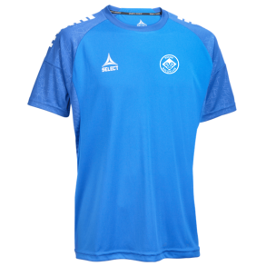 Select Spain V25 kamptr�je bl� med logo, navn og nummer