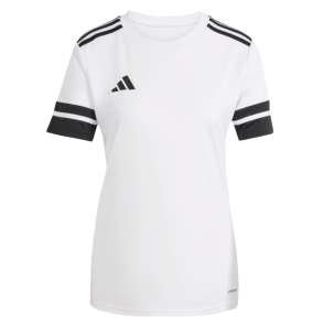 Adidas Squad25 dame t-shirt, hvid med logo