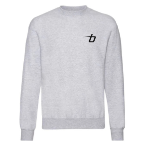Fruit of the Loom sweatshirt, gr� med logo 