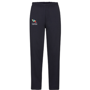 Fruit of the Loom buks, Deep navy med logo foran samt p� l�ggen