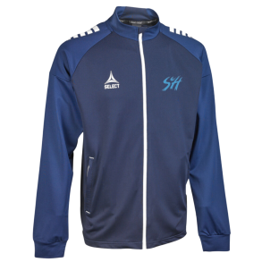 Select Spain V25 Full Zip midlayer med logo, Navy 