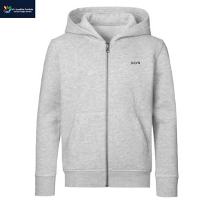 ID Core Hoodie m. lynl�s, Gr� med logo og navn 