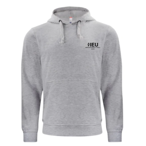 Clique h�ttetr�je, gr� med logo og navn. 