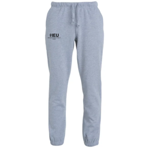 Clique joggingbukser, gr� med logo og navn. 