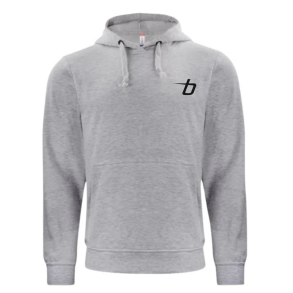 Clique h�ttetr�je, gr� med logo 