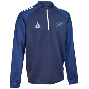 Select Spain V25 1/2 Zip midlayer med logo, navy 