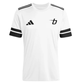 Adidas Squad25 t-shirt, hvid med logo