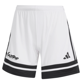 Adidas W Sqaud25 Shorts, Hvid med Vejstrup logo (damemodel)