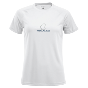 Clique Dame Premium Aktive t-shirt med, Hvid med logo 