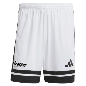 Adidas Sqaud25 Shorts, Hvid med Vejstrup (unisexmodel)