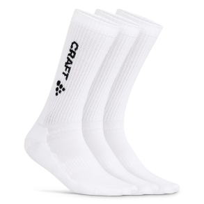 Craft 3 pak. sportstr�mper, Hvid