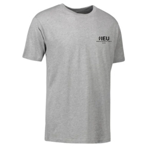 ID Game t-shirt, gr� med logo og navn. 