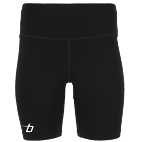 Atlecia Franz korte tights, sort med logo 